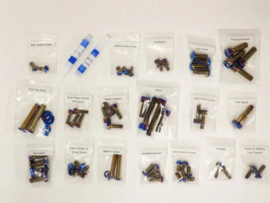 Warp 9 Surron Titanium Chassis Kit Emoto Warehouse