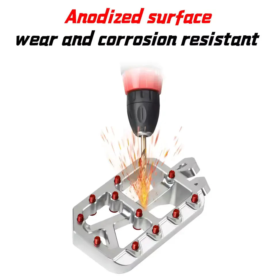 Emoto Warehouse Titanium Wide MX Pegs For Surron LBX Emoto Warehouse