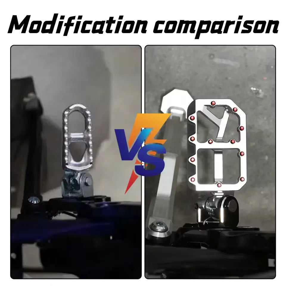 Emoto Warehouse Titanium Wide MX Pegs For Surron LBX Emoto Warehouse