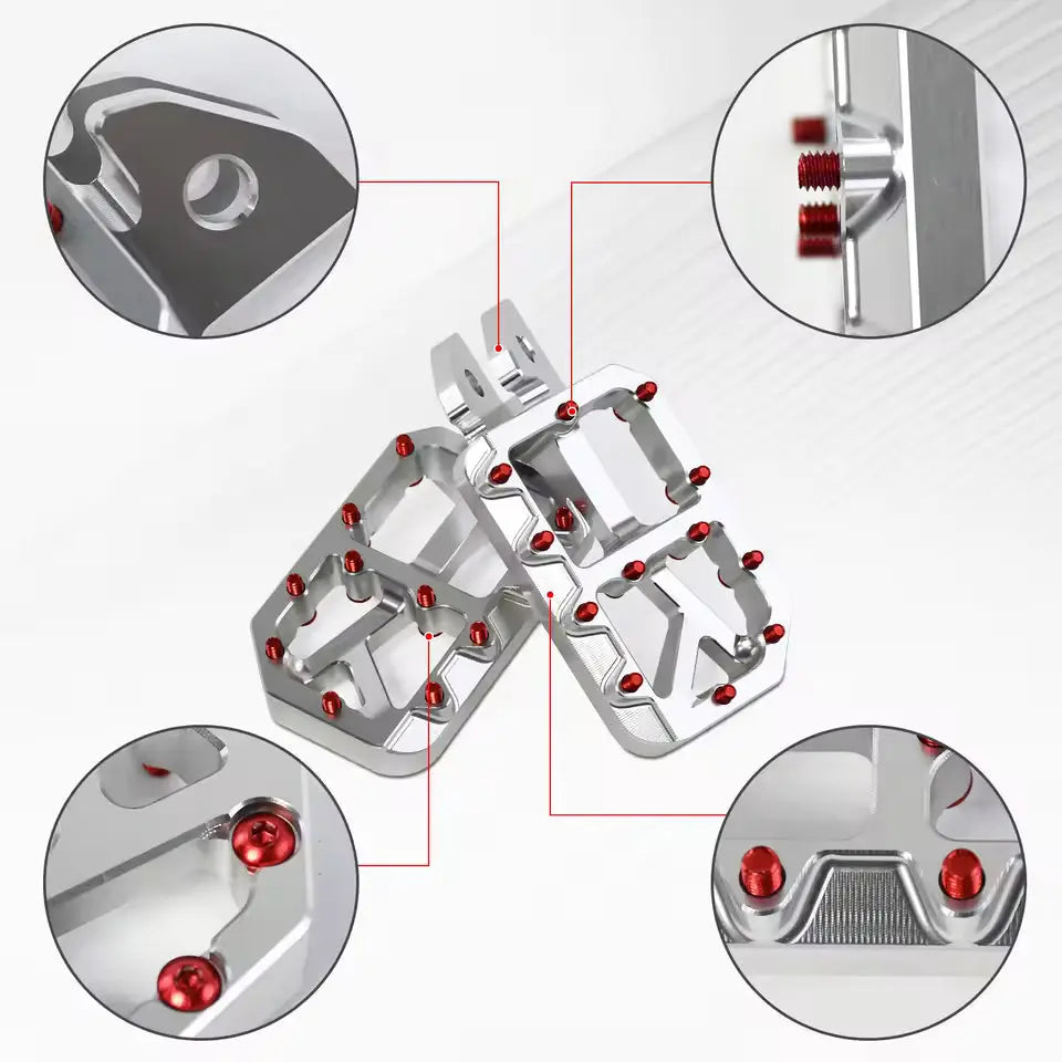 Emoto Warehouse Titanium Wide MX Pegs For Surron LBX Emoto Warehouse