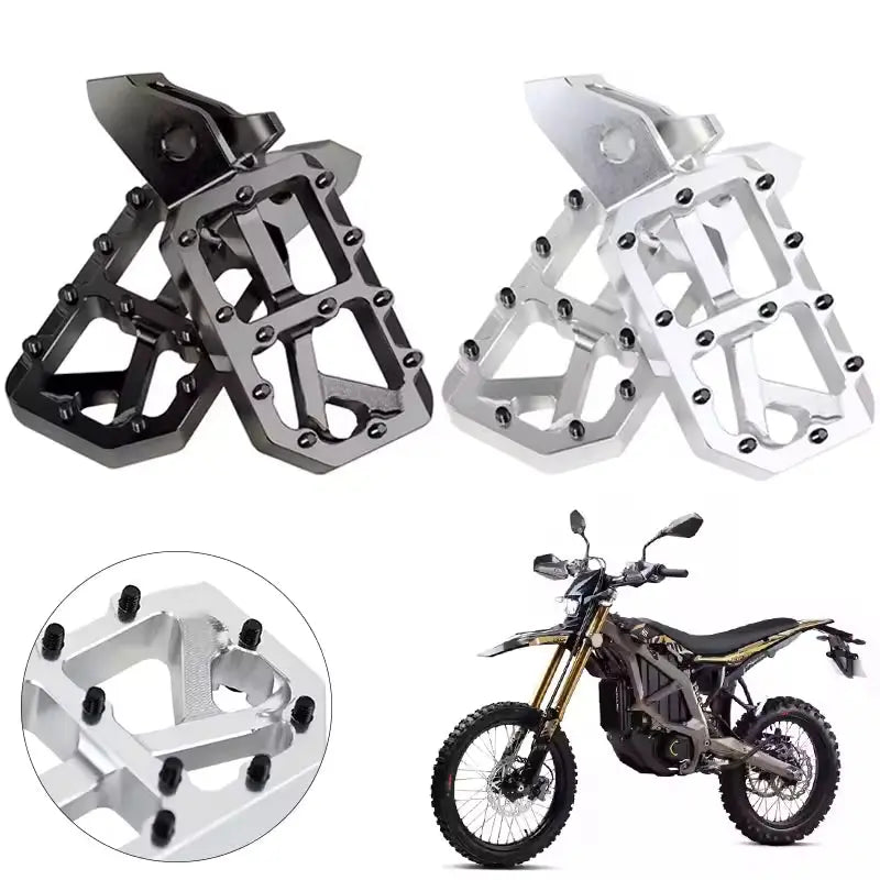 Emoto Warehouse Titanium Wide MX Pegs For Surron LBX Emoto Warehouse