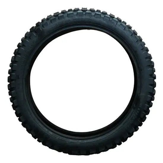 90/100-18" Rear Dual Sport Tire With Tube Emoto Warehouse