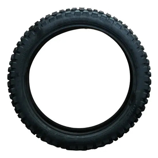 90/100-18" Rear Dual Sport Tire With Tube Emoto Warehouse